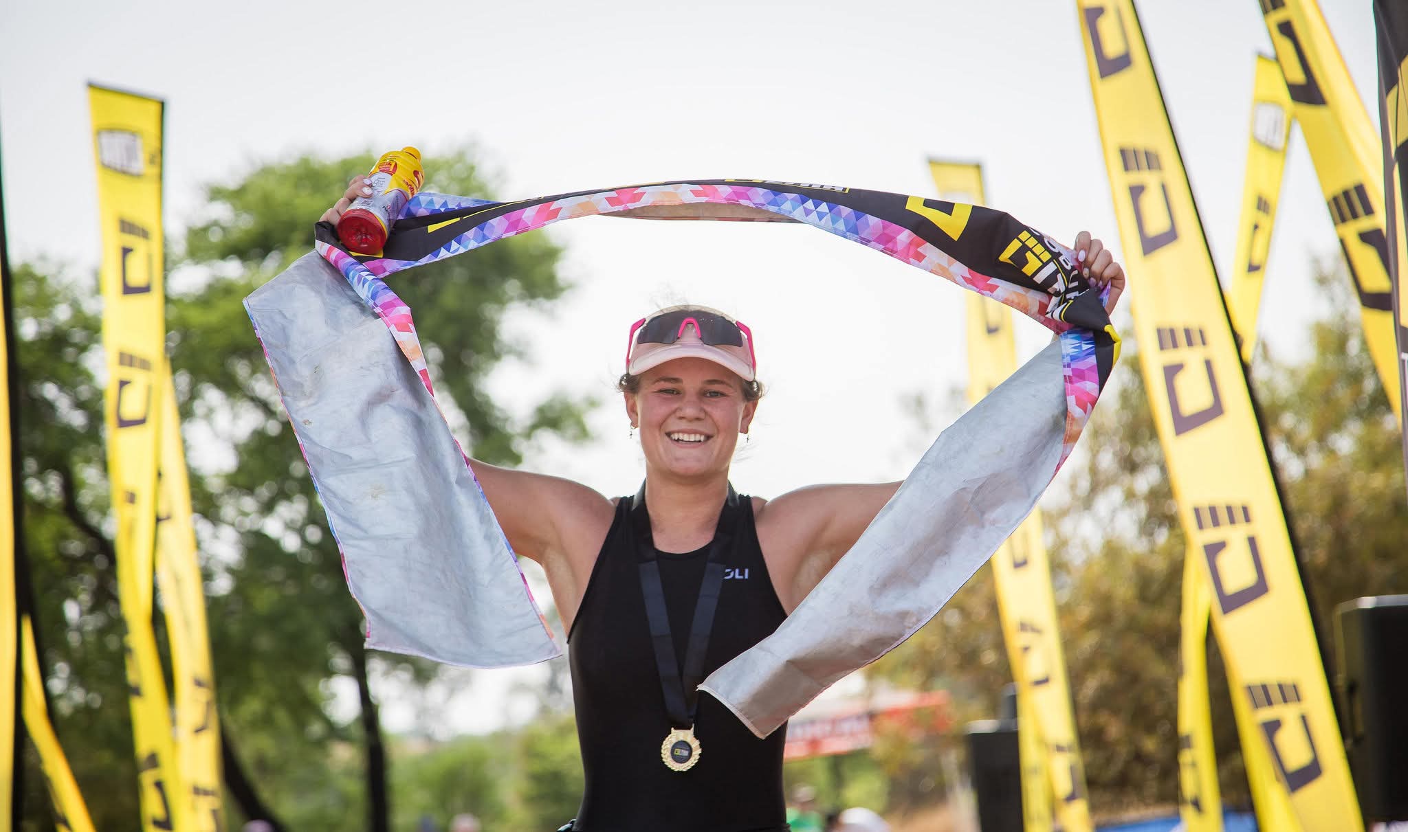 ETH athletes celebrating at Ultra 2025 JHB Triathlon